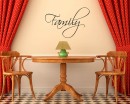Quotes - Family Quote Wall Stickers Vinyl Family Lettering Wall Decal